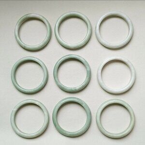 Authentic Jade Bangle Natural Serpentine Grade A